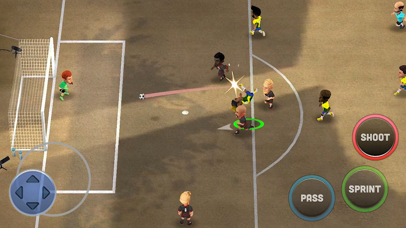 Segunda imagem de jogabilidade de Mini Football  Jogo de Futebol