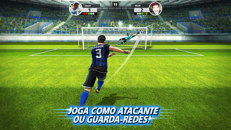 Segunda imagem de jogabilidade de Football Strike: Online Soccer